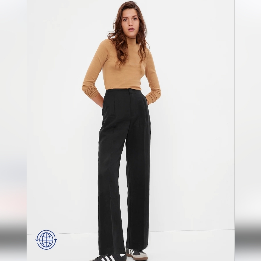 BNWT Gap Softsuit Trouser in Tencel black size 0